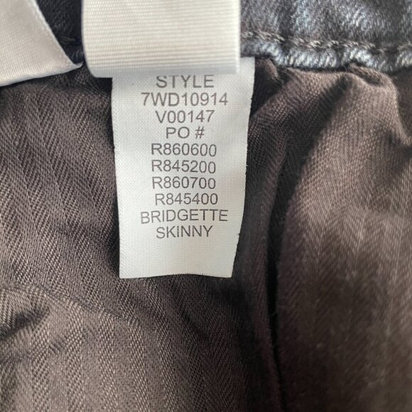 Lucky Brand Women's Bridgette Skinny Dark Wash Jeans, Size 14 EUC - Picture 9 of 9